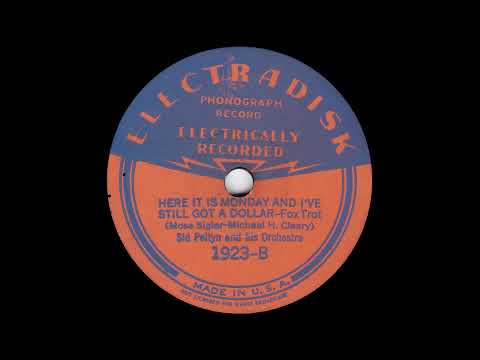 1932 Tom Berwick(as"Sid Peltyn")- Here It Is Monday And I've Still Got A Dollar(James Harkins,vocal)