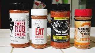 Sweet Rubs Review | Victory Lane, Smokin' Guns, Zero to Hero, Sweet Rub O Mine