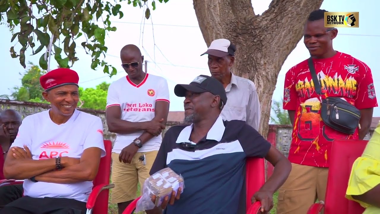 Portloko District Chairmanship aspirant Adel Karim Dandas support Bai Bureh Hall Workers 