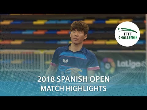 2018 Spanish Open Highlights I Robert Gardos vs Kim Minhyeok (Final)