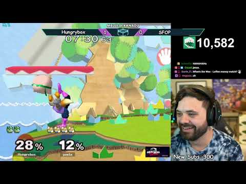 S@X 386 - Hungrybox (Jigglypuff) vs SFOP (Fox) - Top 64 LR6