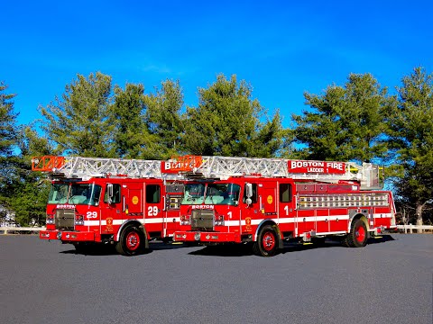 Boston, MA E-One Metro 100 Ladders (L1 & L29)