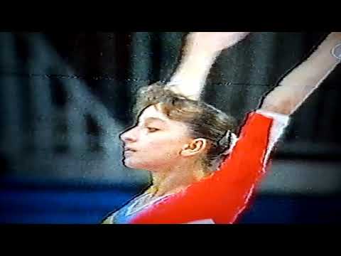 Gina Gogean on Vaut final event ( silver medal) - 1996 Europeans