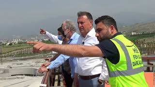 İskenderun Arsuz Expo Alanı Başkan Lütfü Savaş ziyaret etti