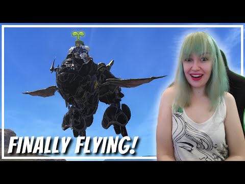 Vee gets FLYING in FFXIV!