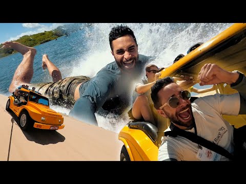 Volé mi DRONE FPV en el DESIERTO de BRASIL + SURFEANDO y manejando  BUGGY en las DUNAS