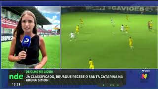 Já classificado, Brusque enfrenta o Santa Catarina no Augusto Bauer