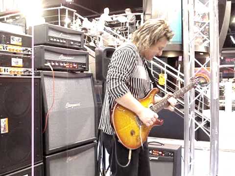 Donato Begotti with Cicognani amps at Namm 2009