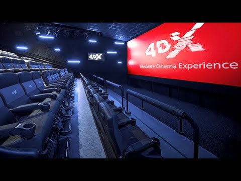 Cinémas 4DX Next Generation - Sièges mobiles, vent, brouillard, éclairage, bulles, eau et parfums