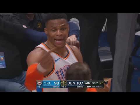 Russell Westbrook Wanna Fight Jamal Murray & Nikola Jokic After Shoving! Thunder vs Nuggets