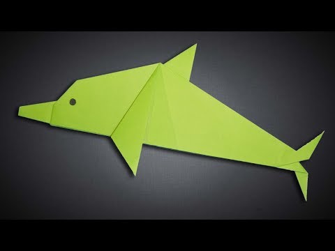 How to Make a Paper Dolphin Step by Step | Easy Origami Dolphin