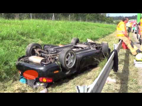 Verkehrsunfall auf der A8 bei Heimsheim am 29.8.14