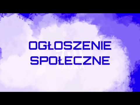 początek ogłoszenia społecznego z ZDN Nauka HD HEVC i jingiel Ogłoszenie nadawcy