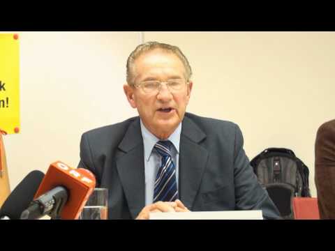 Pressekonferenz mit Percy Schmeiser - David gegen Monsanto