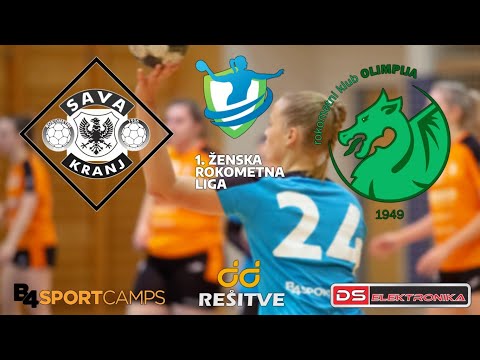 2. KROG ČETRTFINALE 1.DRL - ŽENSKE (2022/23): RK SAVA KRANJ : RK OLIMPIJA [PRENOS]