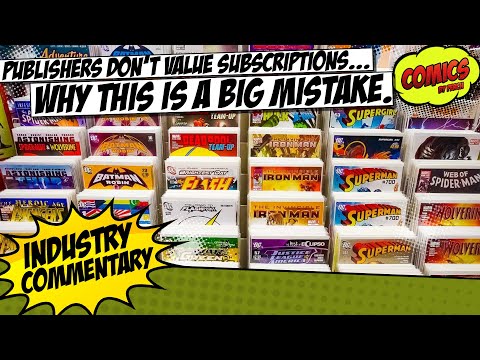 Comic publishers don't value subscription revenue... why that is a huge mistake