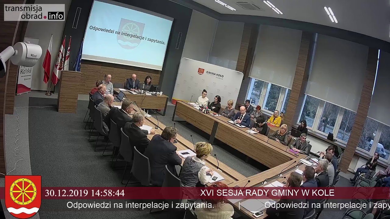 Zdjęcie do XVI Sesja Rady Gminy Koło