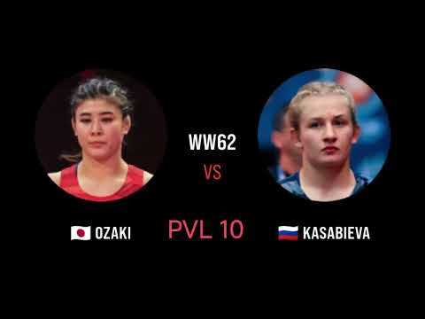 PWL 10, ALINA KASABIEVA (RUS) - NONOKA OSAKI (JPN) WOMENS WRESTLING 62KG, 