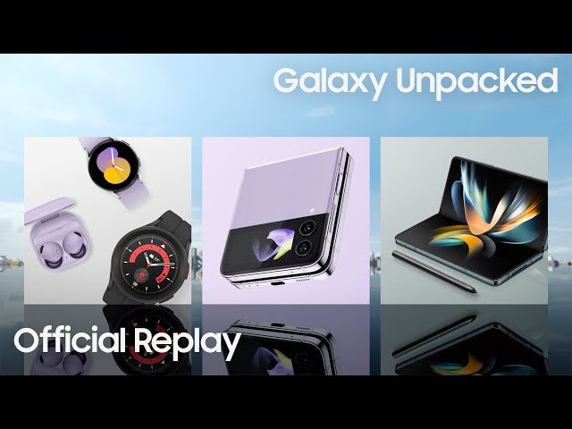 YouTube Video - Samsung Galaxy Unpacked August 2022: Official Livestream