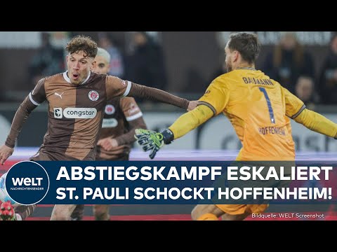 ABSTIEGSKAMPF IN DER BUNDESLIGA: St. Pauli siegt gegen Hoffenheim – Weißhaupts Tor entscheidet!