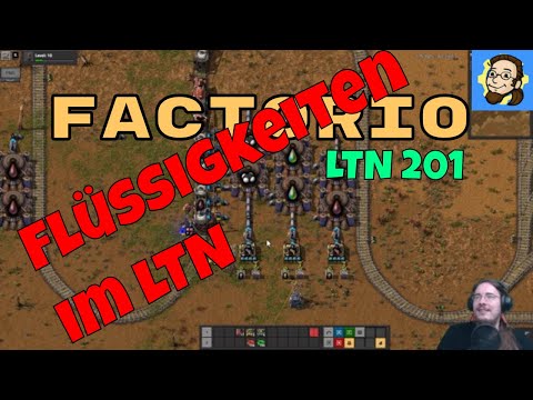Factorio LTN 201 - Mehrere Flüssigkeiten in einem Bahnhof