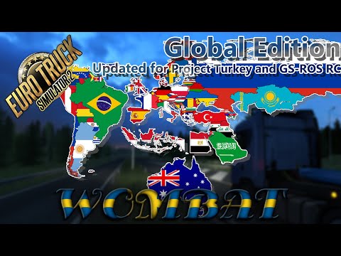 ETS2 1.37 - Promods 2.46 Global map combo updated for Project Turkey and GS ROS RC