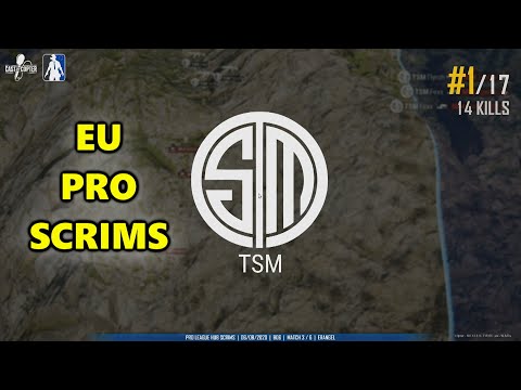 TSM Fexx, Iroh, vard & MiracU - EU PRO SCRIMS - PUBG