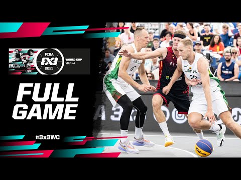 Lithuania 🇱🇹 vs Belgium 🇧🇪 | Men | Full Game | FIBA 3x3 World Cup 2023