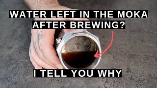 EXPLAINED - Why There is Water Left in the MOKA POT After Brewing