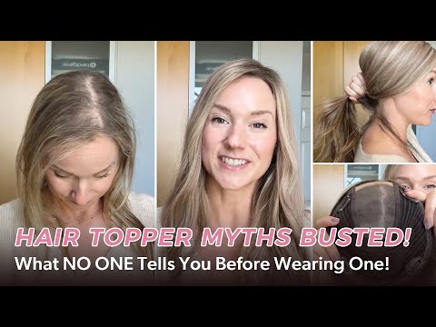 Hair Topper Myths BUSTED! What NO ONE Tells You Before Wearing One! | UniWigs Upgrade Courtney