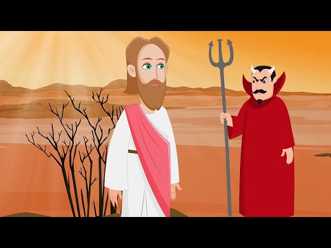 Jesus Tempted || Temptation of Jesus - Bible Story