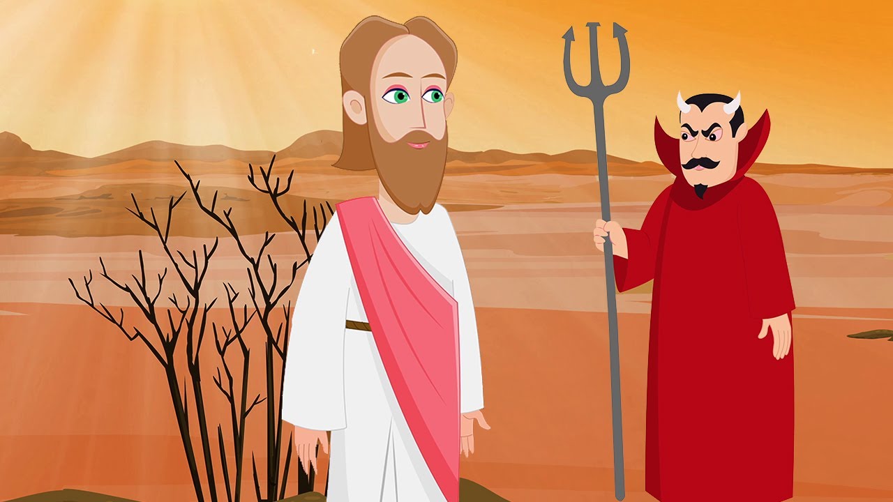 Jesus Tempted || Temptation of Jesus - Bible Story