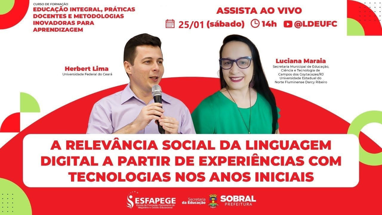 [AULA 61] A relevância social da linguagem digital a partir de experiências com tecnologias