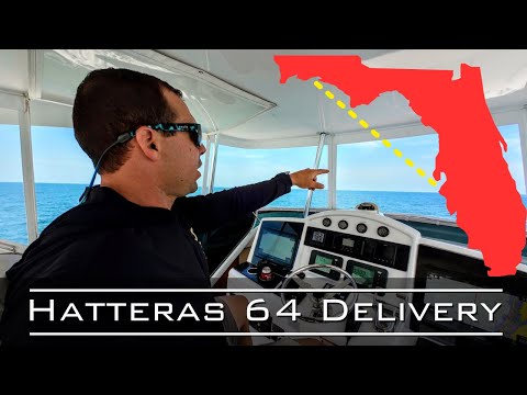 Yacht Delivery 325m Nonstop on a Hatteras 64 Motor Yacht