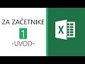 Excel Za Začetnike 1 Osnove