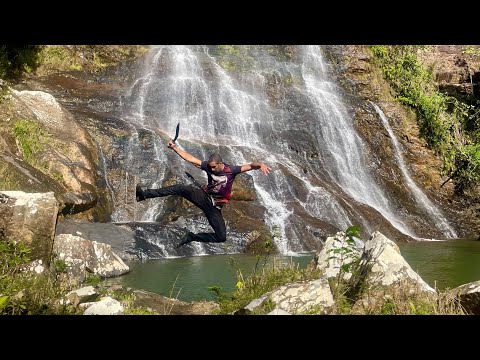 Exploração de cachoeira do garimpo Guapé MG