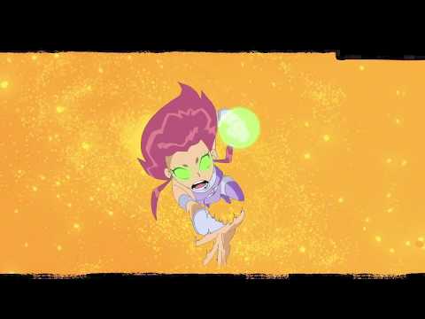 Starfire Injustice 2 Super Move = Teen Titans Opening Easter Egg (reference comparison)