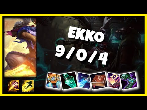 Ekko vs Udyr NA Challenger JUNGLE (9/0/4) - v11.2