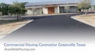 preview picture of video 'Commercial Paving Contractor Greenville Texas - 903-885-6388'