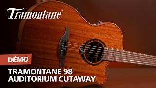 Lâg T98ACE Tramontane Auditorium Cutaway Électro - Video