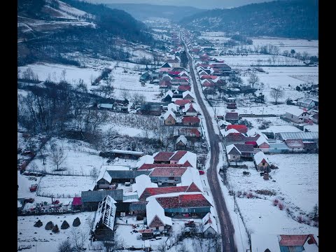 Comuna Pomezeu, filmare de iarnă în Ianuarie 2022