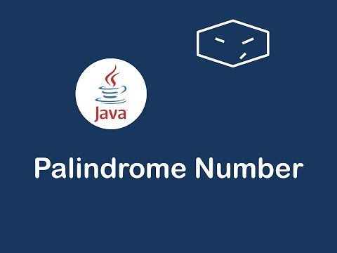 palindrome number in java