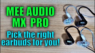 Video thumbnail for Mee Audio MX PRO (part 1): Four awesome new in-ear monitors! by JuanBagnell