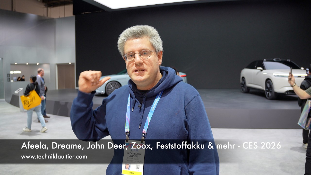 Afeela Sony Auto, Dreame, John Deer, Zoox, Feststoffakku & mehr
