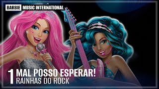 Kadr z teledysku Mal Posso Esperar [Gotta Get To Camp] (Brazilian Portuguese) tekst piosenki Barbie Rock 