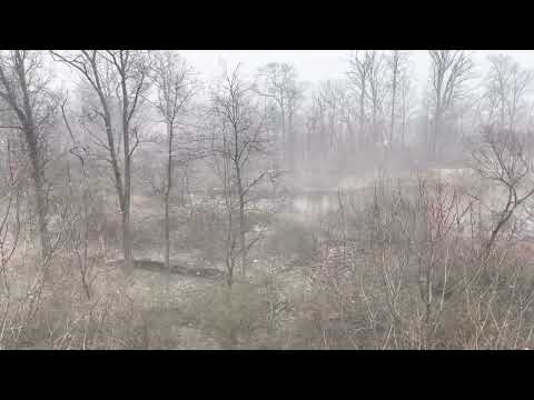 Snow squall In North Wales, PA 3/28/22