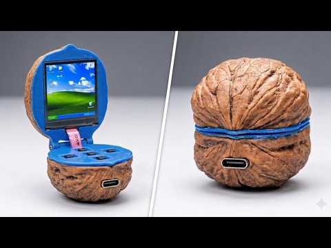 Squeezing a Windows XP Computer Into a Walnut