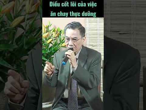 BS Quách Văn Mịch chia sẻ điều cốt lõi trong phương pháp ăn chay thực dưỡng.