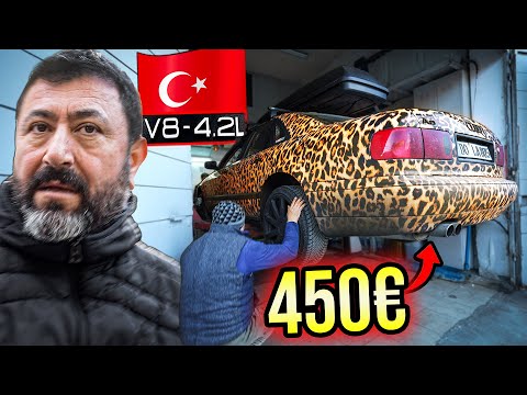TÜRKISCHE Werkstatt will über 400€ für REPARATUR am Audi A8 V8! | 🇹🇷 Türkei Tour #4