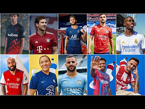 #premiereleague #laliga 2021/22 Kits